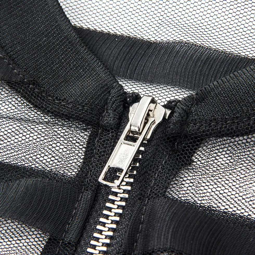Alexandra Girls Mesh Stripe Jacket