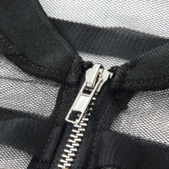 Alexandra Mesh Stripe Jacket