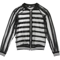 Alexandra Mesh Stripe Jacket