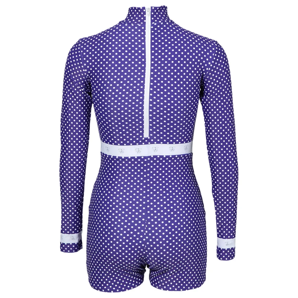 Alexandra Reign in Purple Biketard