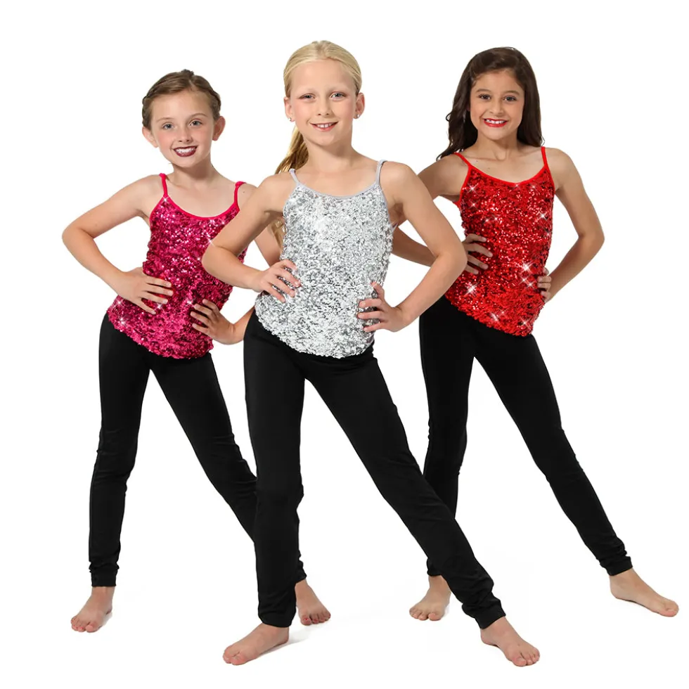 Alexandra Youth Sequin Camisole Tank