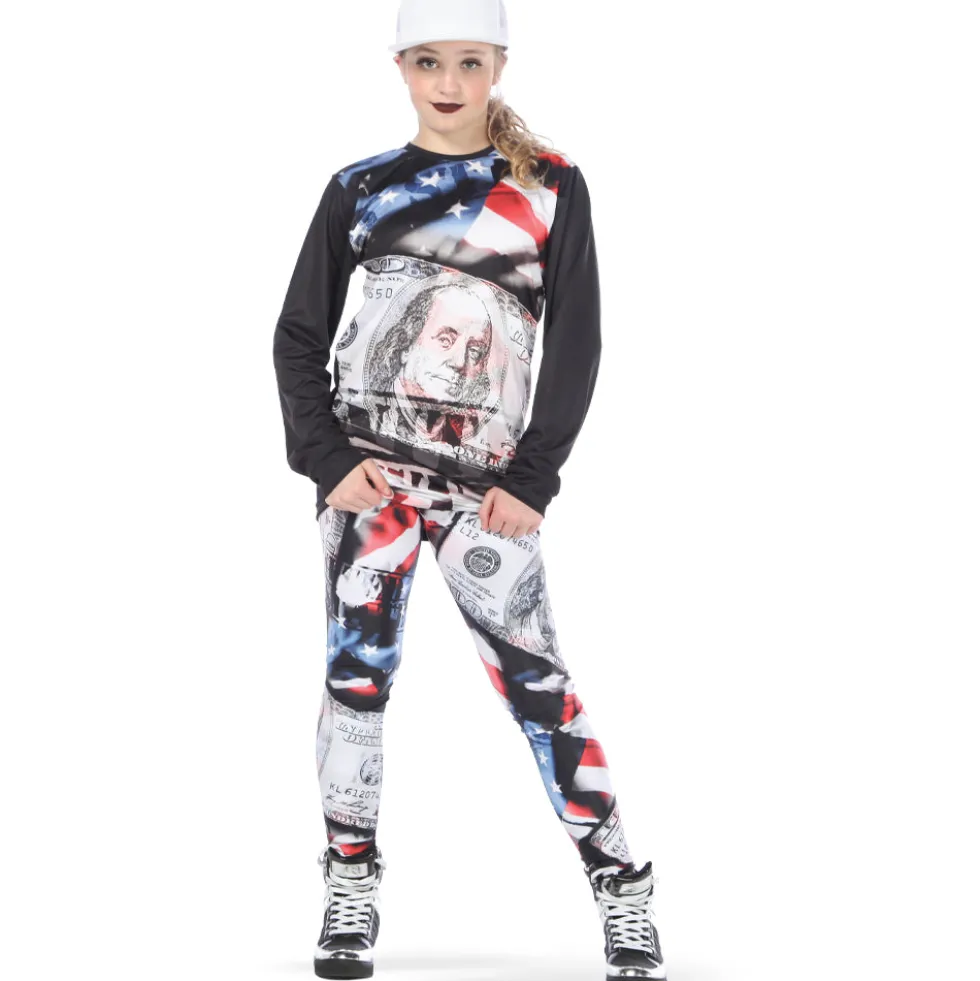 All About The Benjamins Long Sleeve Shirt