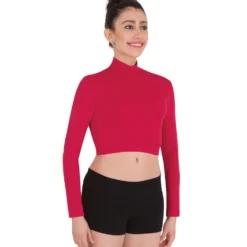 Body Wrappers Adult Long Sleeve Crop