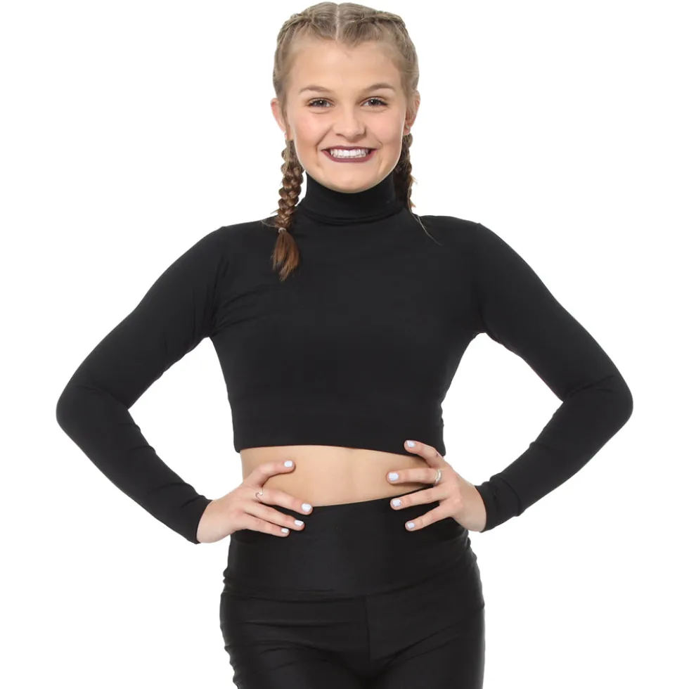 Body Wrappers Adult Long Sleeve Crop
