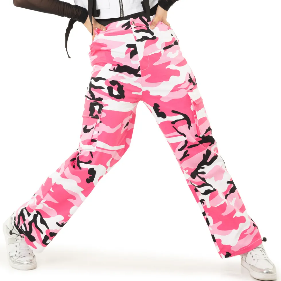 Cargo Parachute Wide Leg Cinched Pants