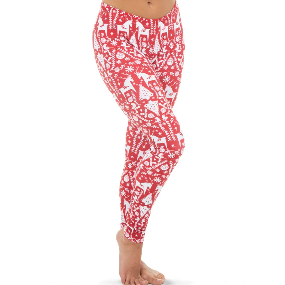 Christmas Adult Leggings Fairisle
