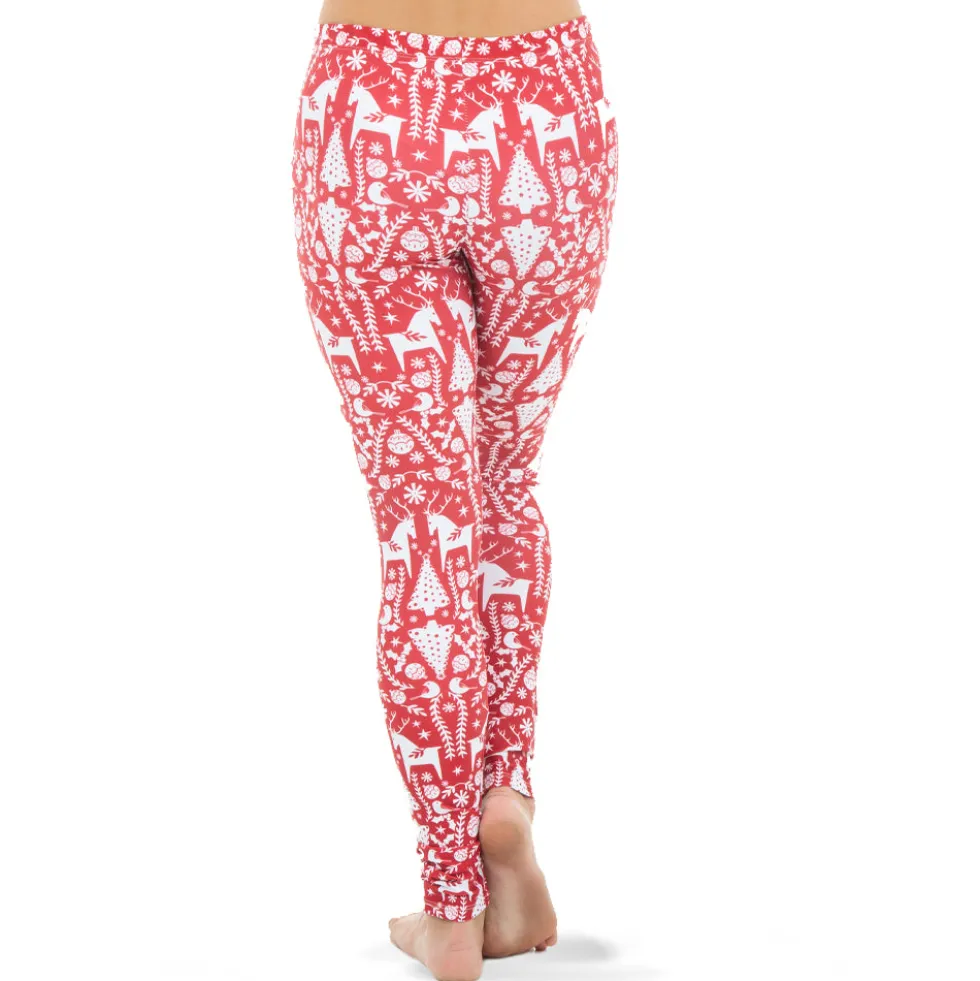 Christmas Adult Leggings Fairisle