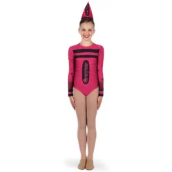 Crayon Long Sleeve Leotard