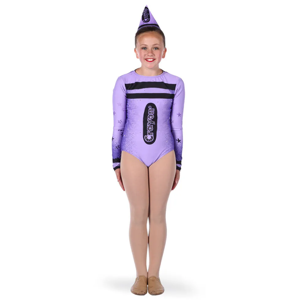 Crayon Long Sleeve Leotard