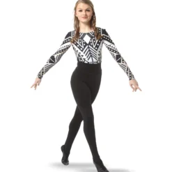 Deco Long Sleeve Leotard