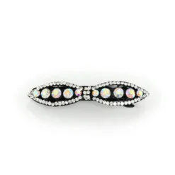 Iridescent Rhinestone Hair Clip