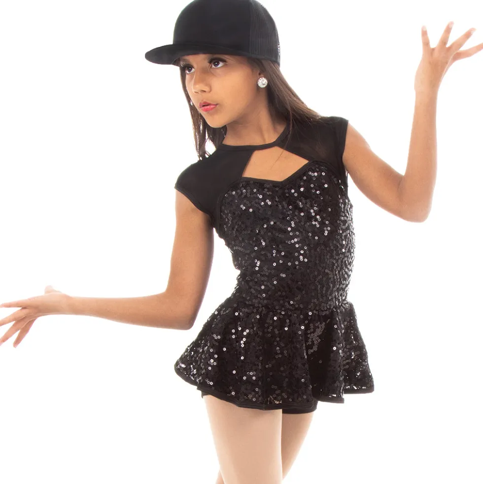 Leave You Alone Peplum Biketard