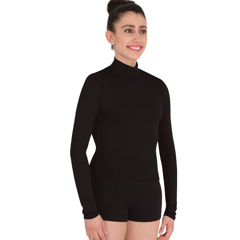 Long Sleeve High Neck Pullover