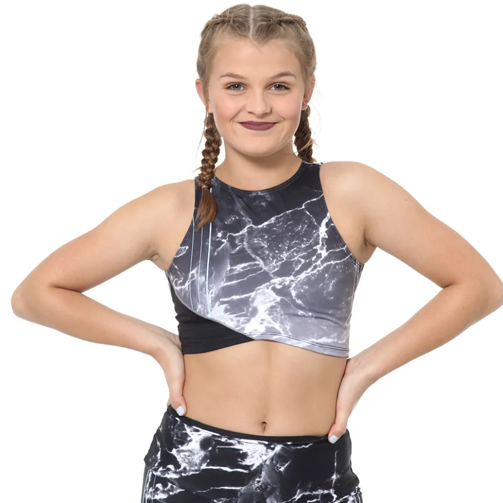 Marble Crop Top