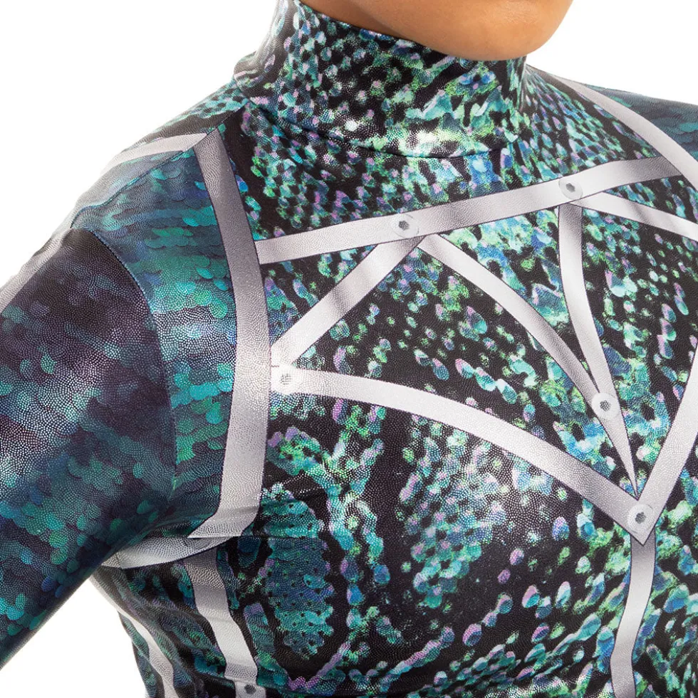 Matrix Snakeskin Foil Biketard