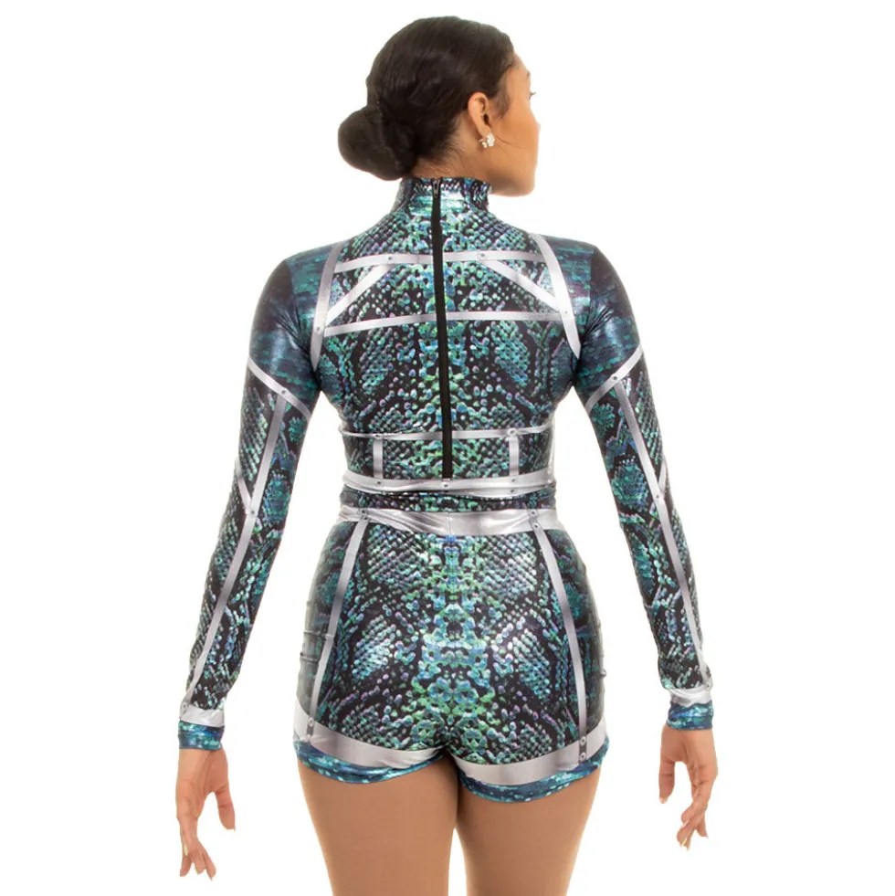 Matrix Snakeskin Foil Biketard