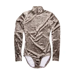 Now I Know Velvet Rhinestone Leotard