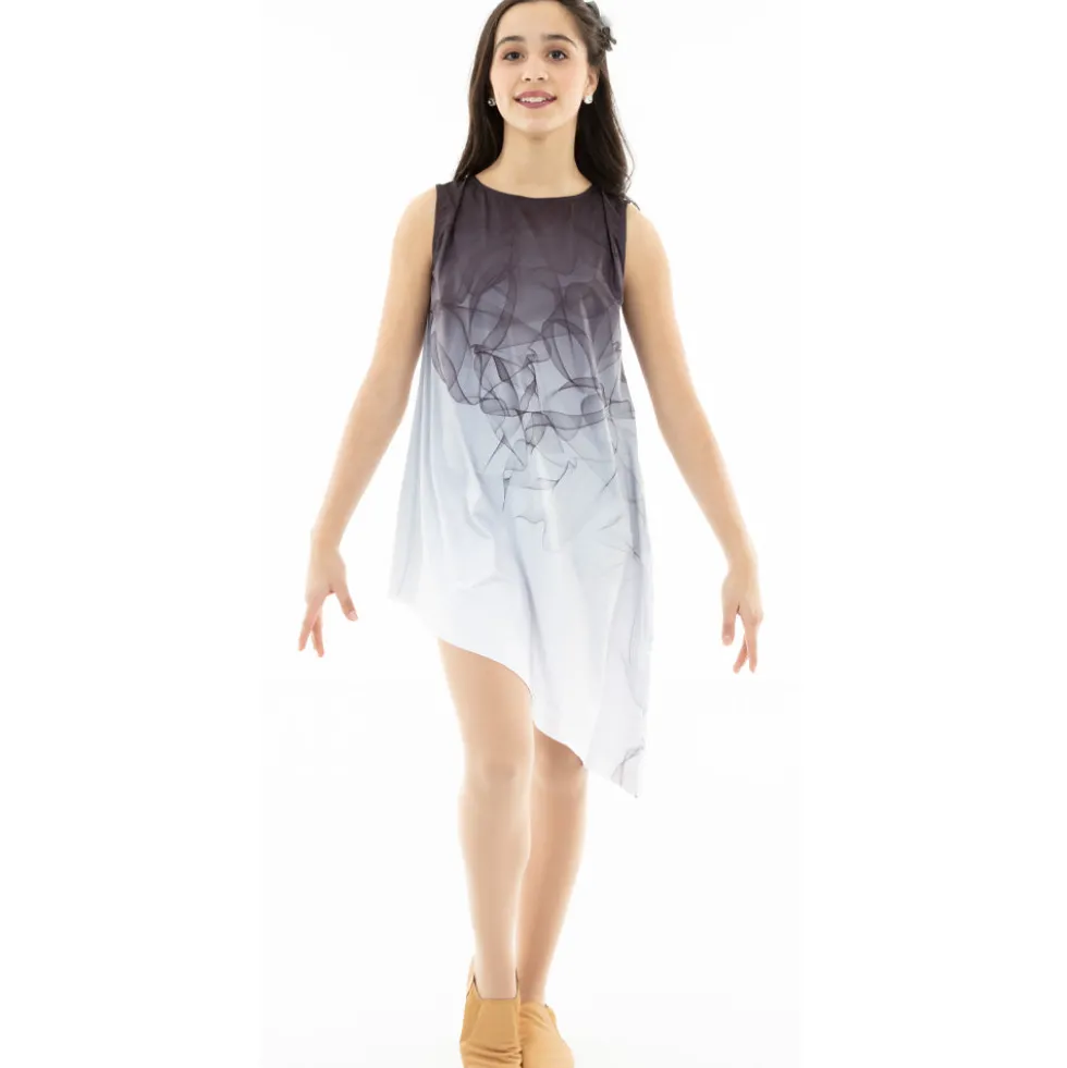 Ombre Asymmetrical Overdress