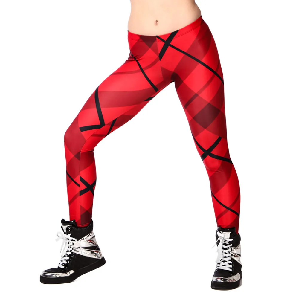 Red Plaid Legging