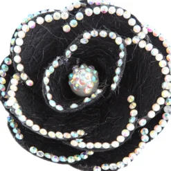 Rhinestone Flower Clip