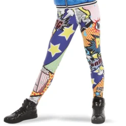 Royal Pop Art Leggings