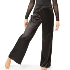 Satin Lux Wide Leg Pant