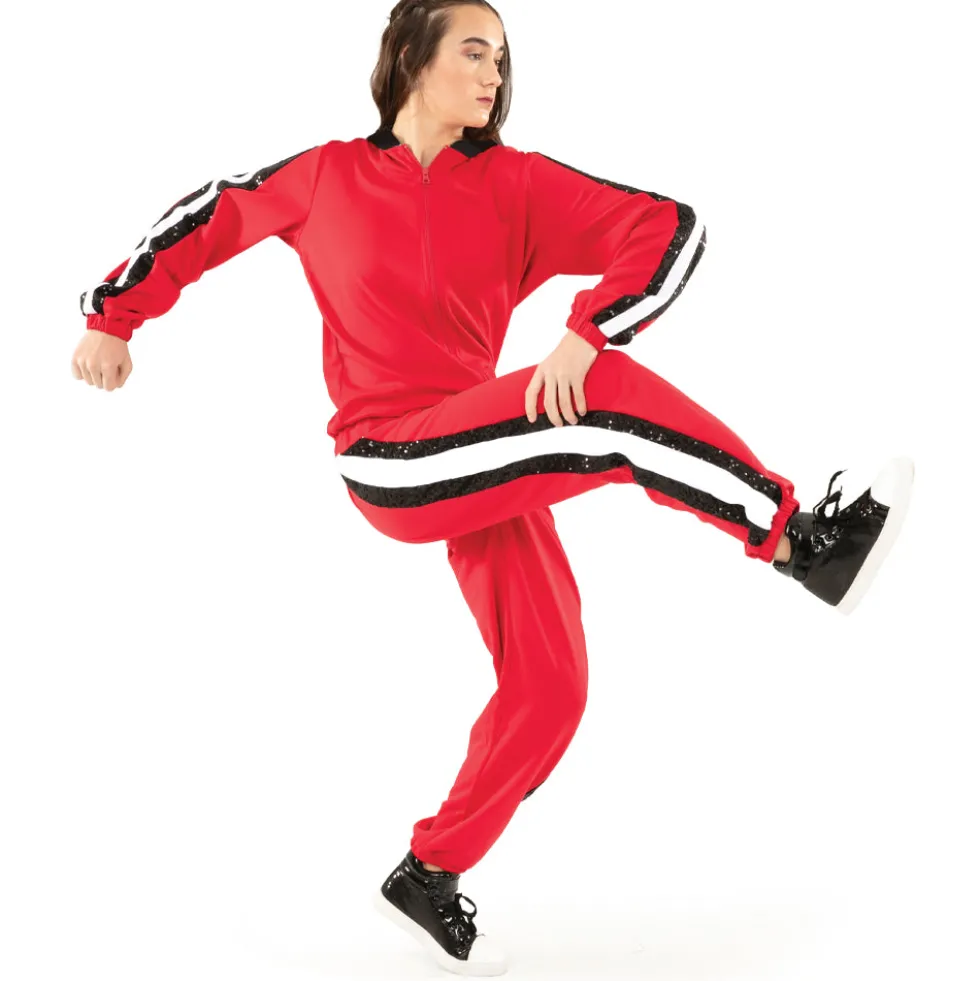 Sequin Stripe Joggers