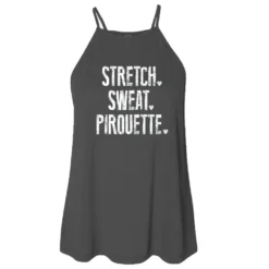Stretch Sweat Pirouette Tank