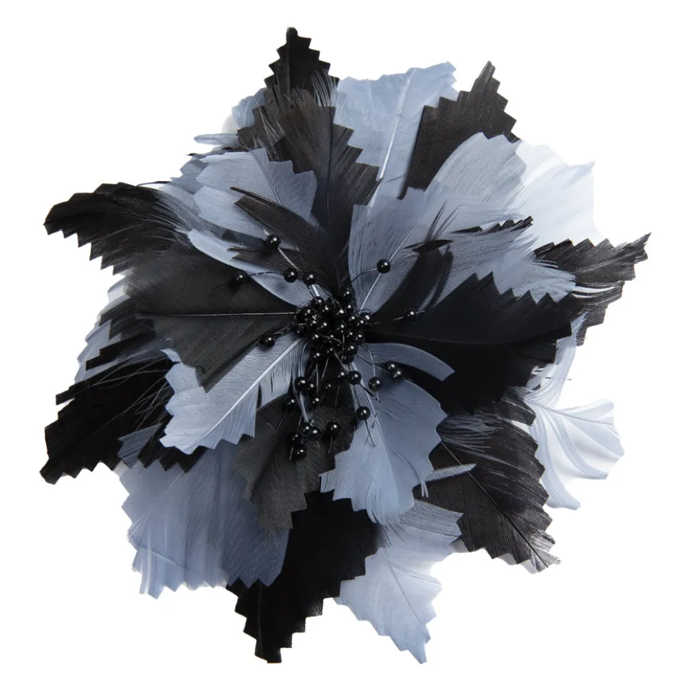 Two Tone Flower Hair Clip