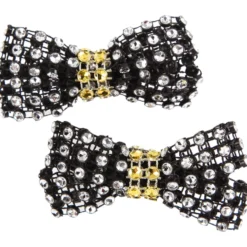 Two Tone Small Rhinestone Clips