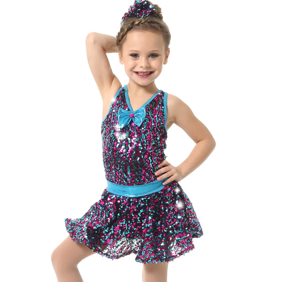 Uptown Sparkle Biketard w/Skirt
