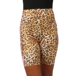 Youth Cheetah High Waist Biker Shorts