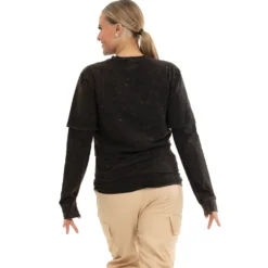 Youth Confused Distressed Long Sleeve