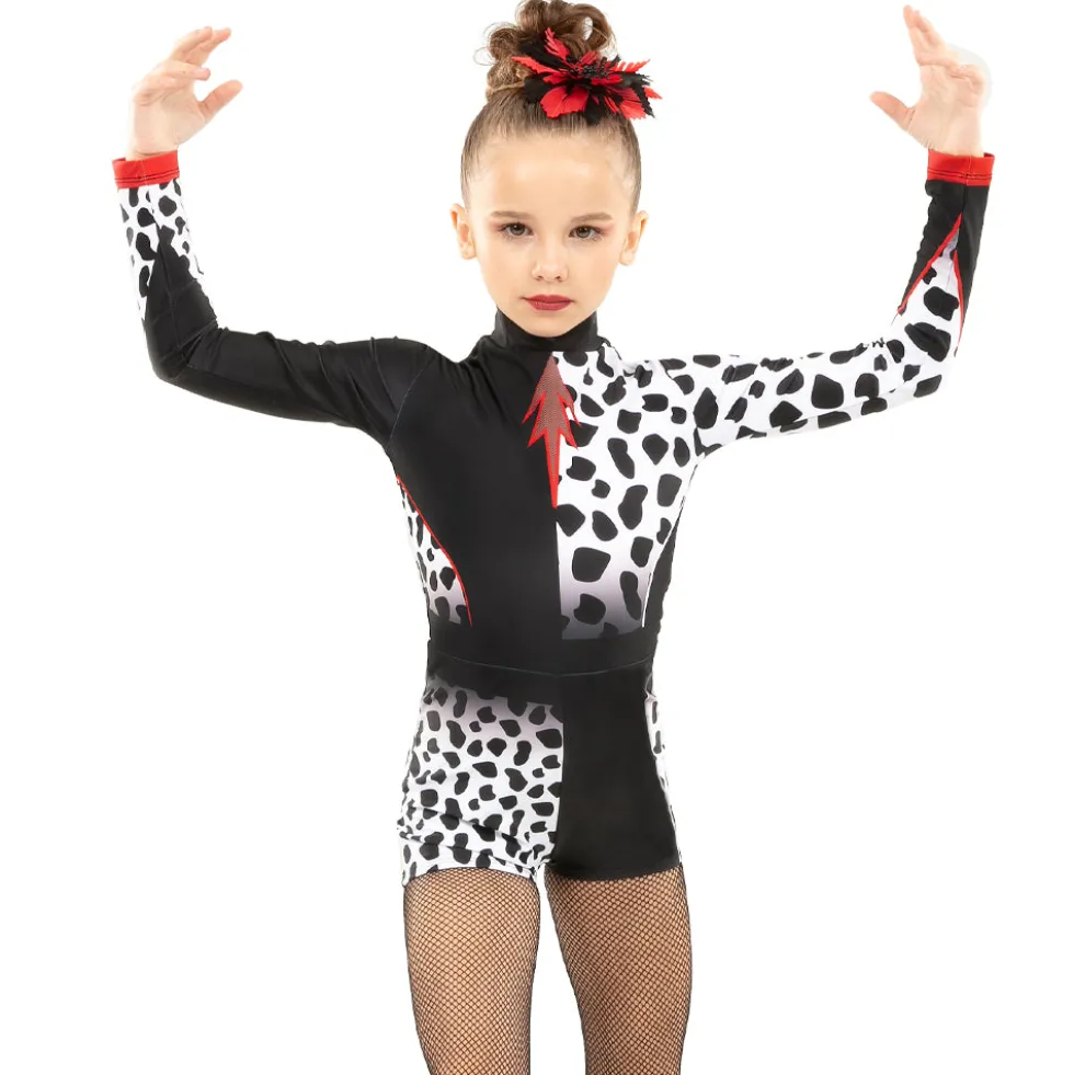 Youth Dalmatian Diva Biketard
