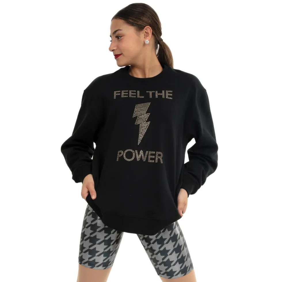 Youth Feel the Power Crew Sweatshirt