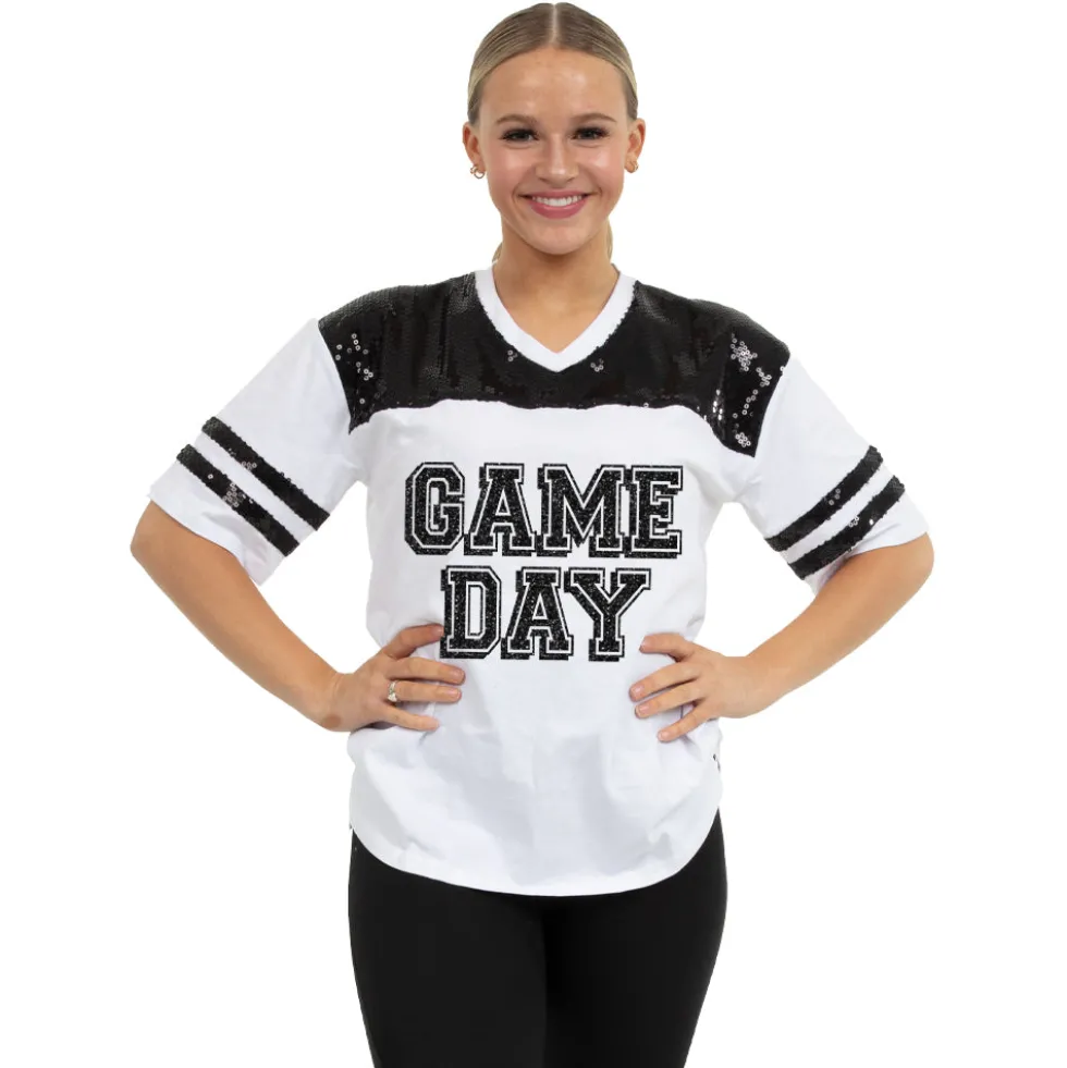 Youth Game Day Sequin Jersey TShirt