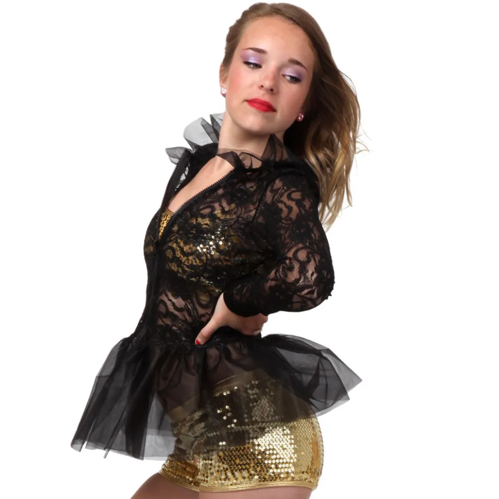 Youth Lace Peplum Jacket
