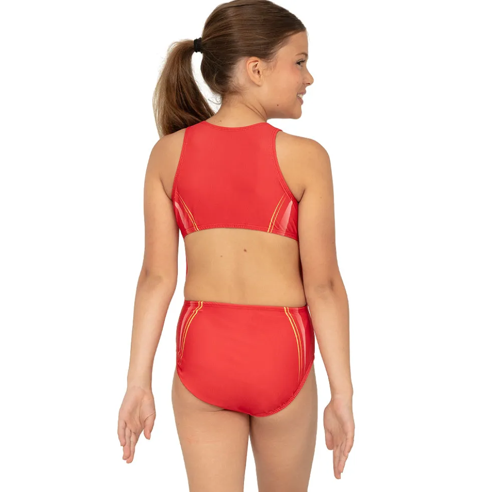 Youth Lifeguard Zipper Front Leotard