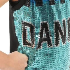 Youth Ombre Checker Dance Sequin Jersey