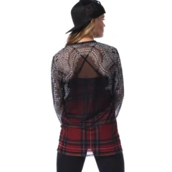 Youth Punk Rock Princess Mesh Long Sleeve Tee